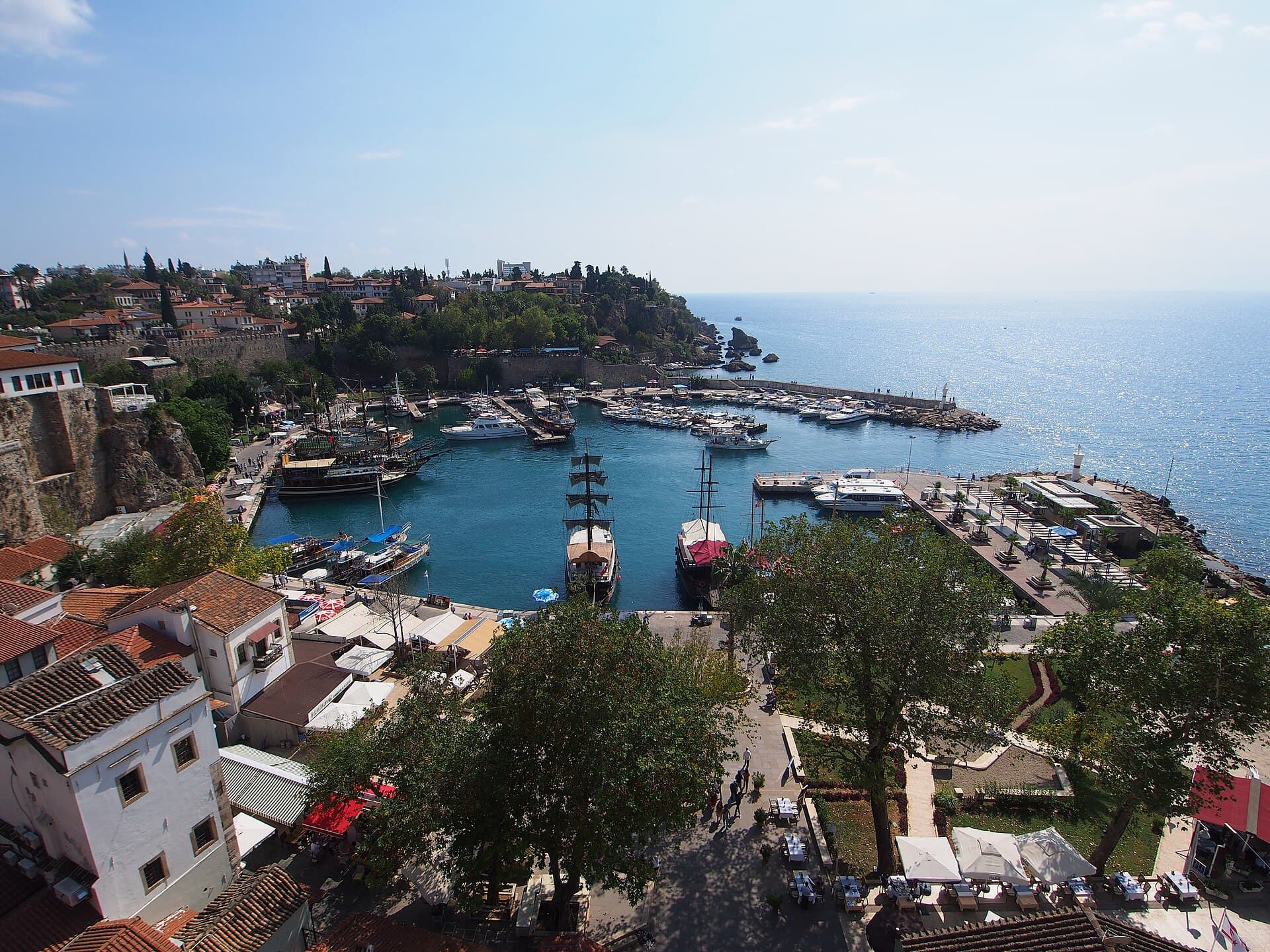 The old harbour of Antalya