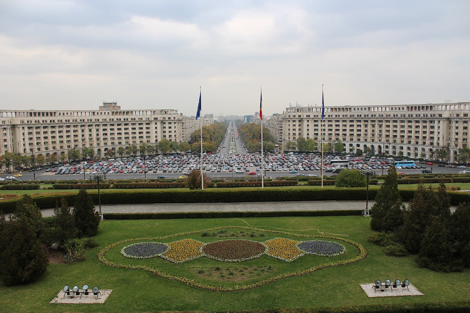 Bucharest seen from the Palace of Parliament