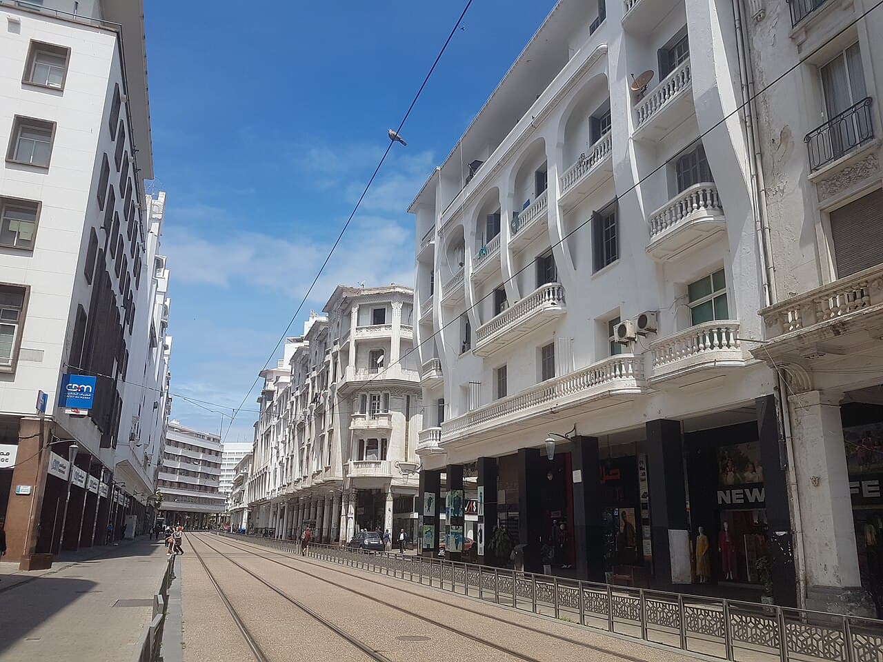 Boulevard Mohammed V in Casablanca