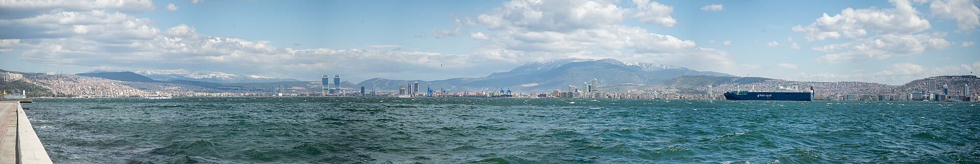Panorama of the bay of Izmir