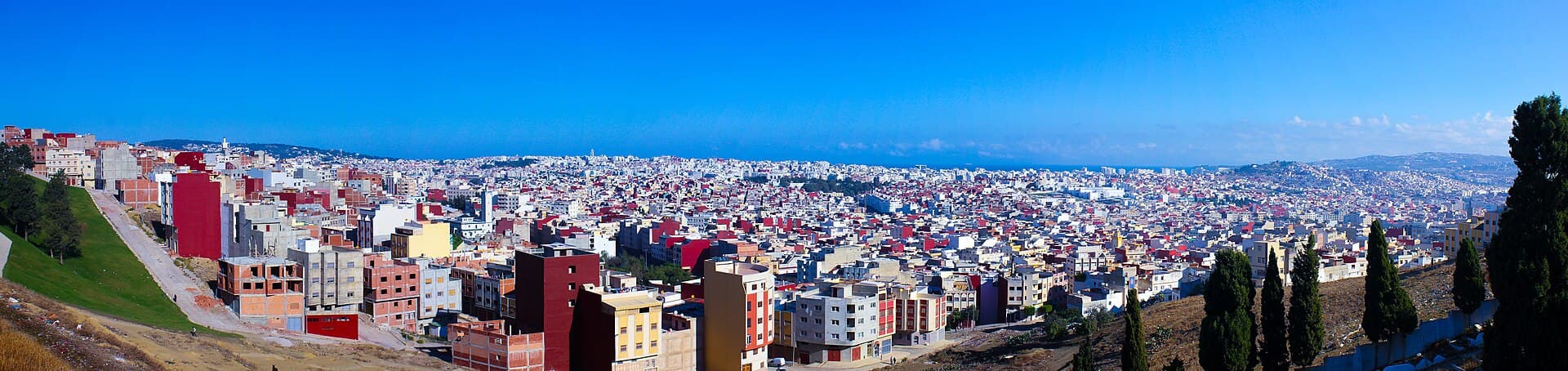 Panoramic view of Tangier
